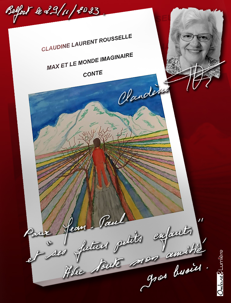 • Couv_2024-008_Laurent Rousselle Claudine - Max et le monde imaginaire